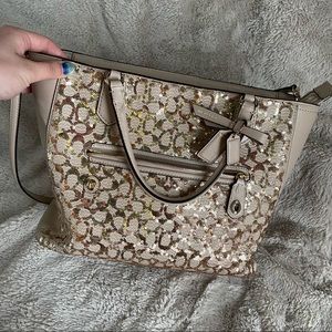 Limited Edition Coach Sequin Small Blair Tote